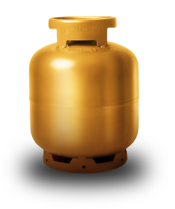 Botijão de Gás Dourado P13